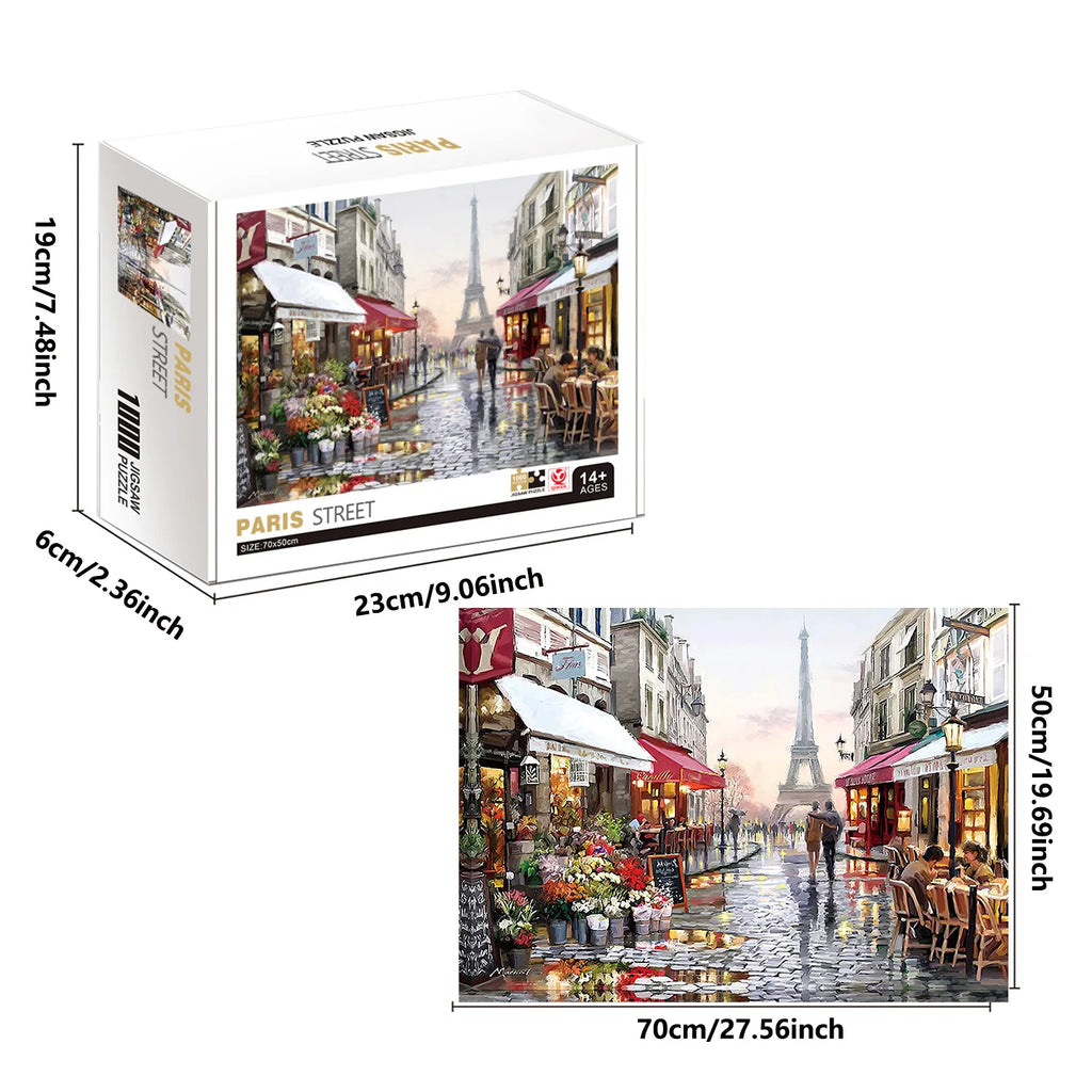 Puzzle Rue de Paris — 1000 Pièces