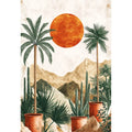 Peinture par Numéros Palmiers au Soleil