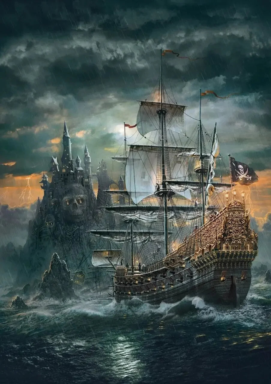 Puzzle Galion Fantôme — 1000 Pièces