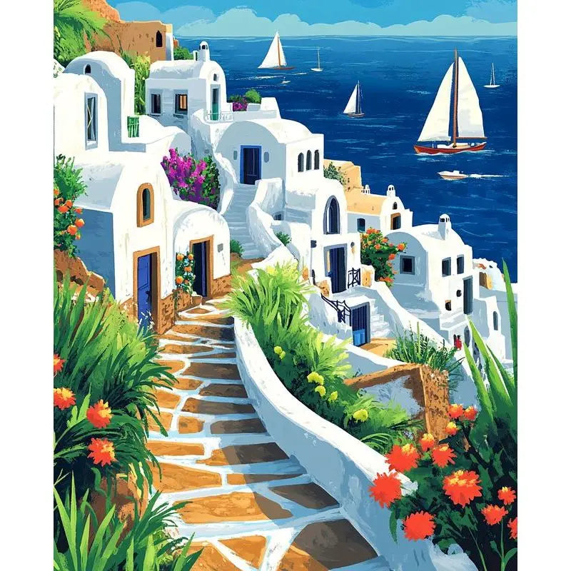 Peinture par Numéros Porte Violette