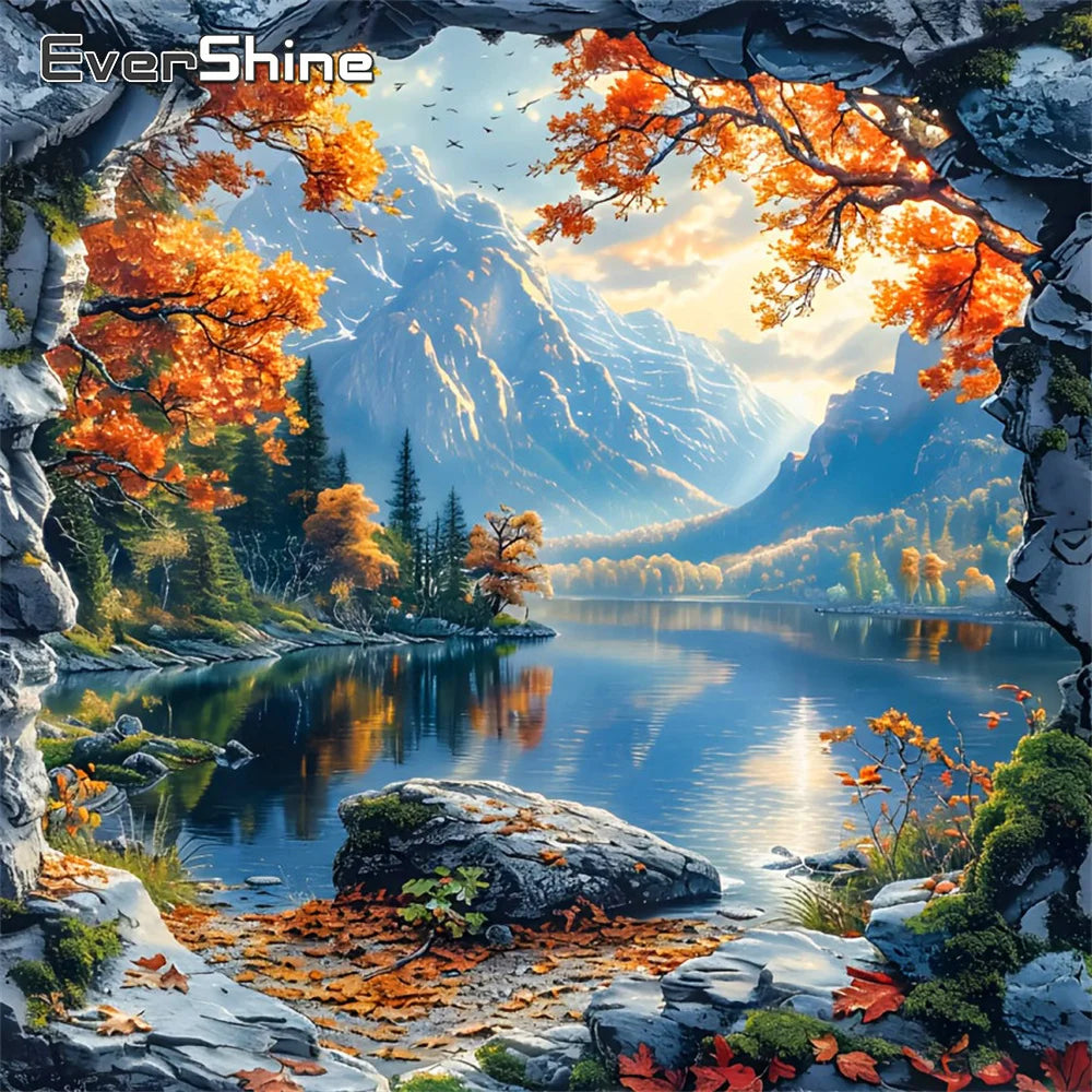 Diamond Painting Montagne et Forêt
