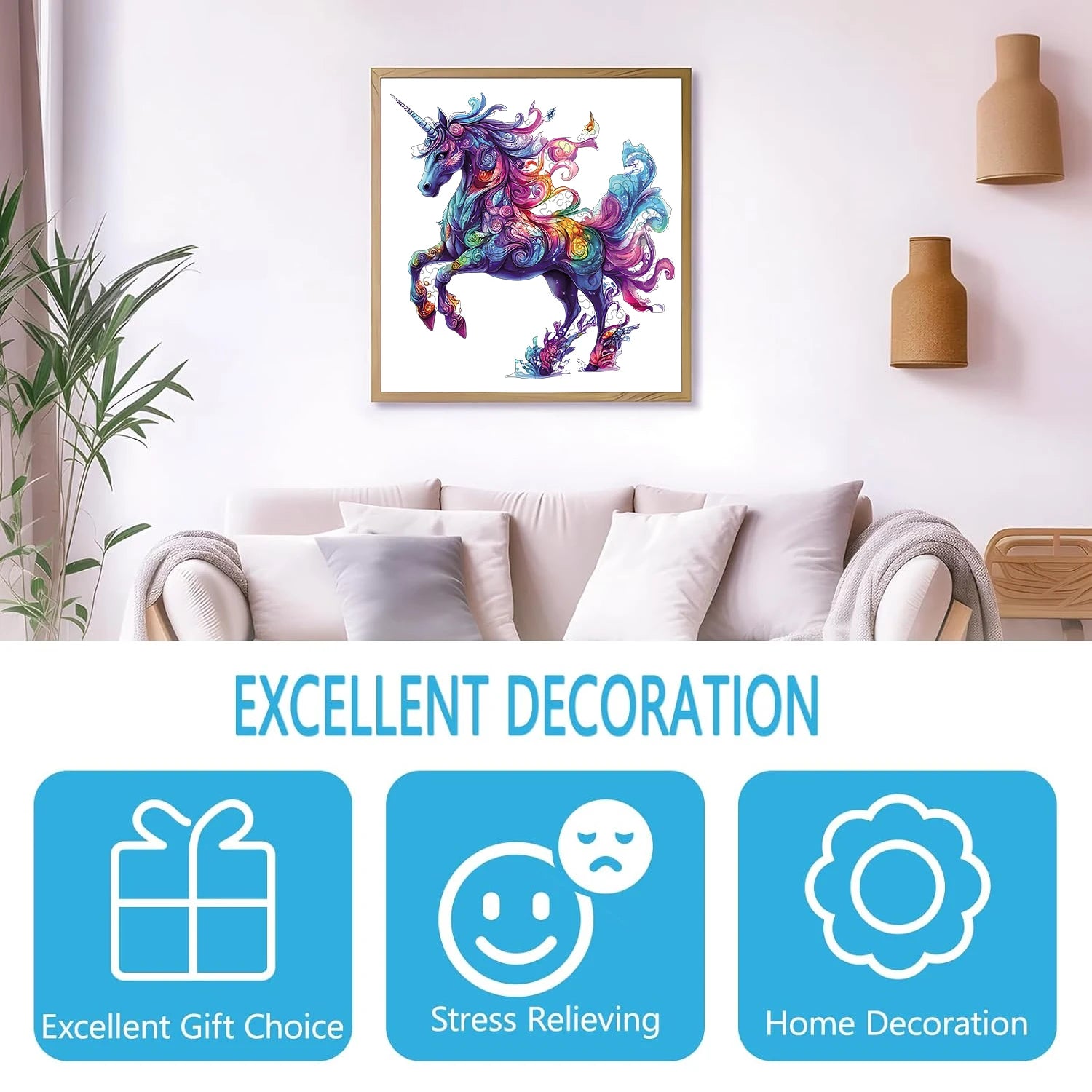 Puzzle en Bois Licorne