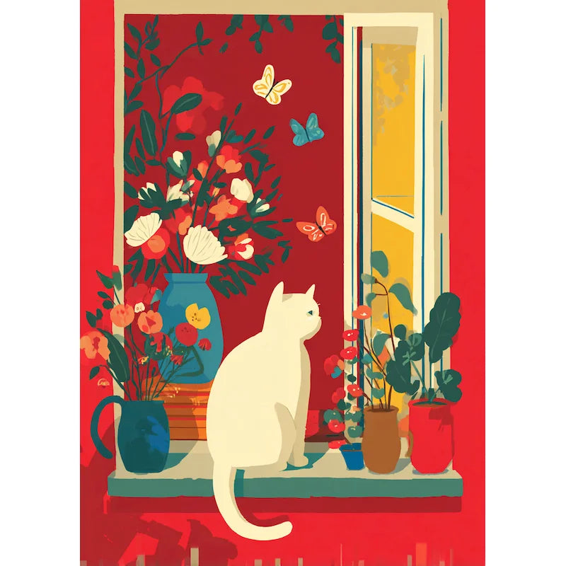 Peinture par Numéros Vache Lectrice
