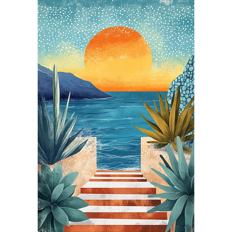 Peinture par Numéros Cactus du Désert