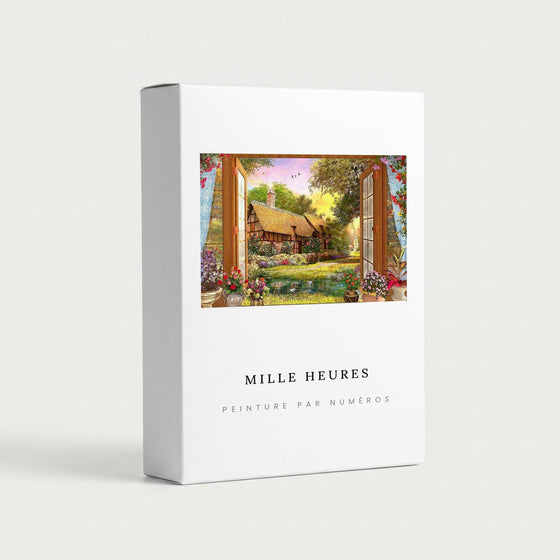 Peinture par Numéros Fenêtre sur le Jardin