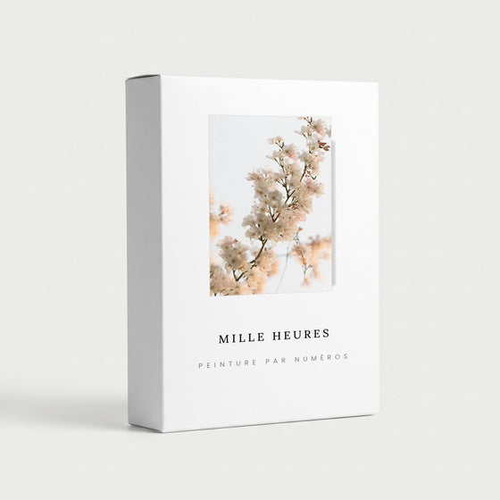 Peinture par Numéros Fleurs de Cerisier Sépia