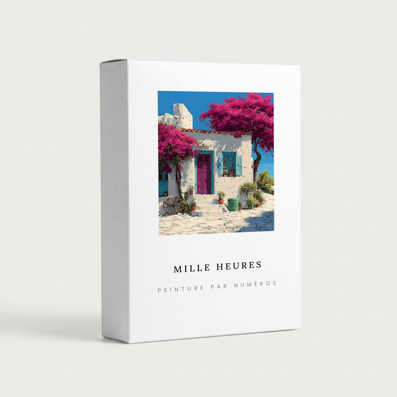 Peinture par Numéros Maison au Bougainvillier