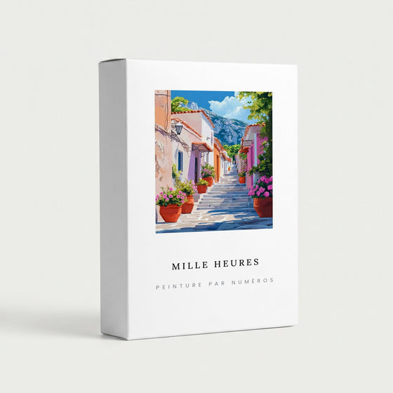 Peinture par Numéros Ruelle aux Volets Colorés