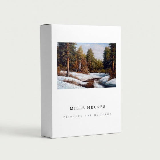 Peinture par Numéros Ruisseau d'Hiver