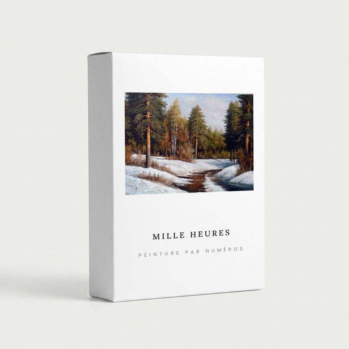 Peinture par Numéros Ruisseau d'Hiver