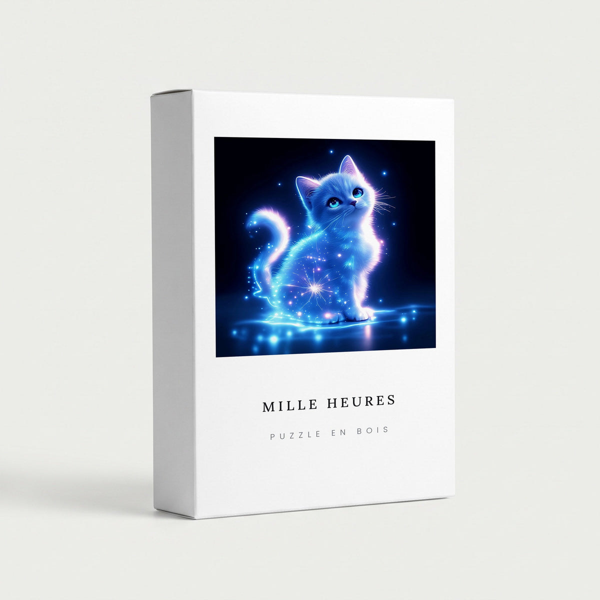 Coffret Mille Heures — Puzzle en Bois Chat