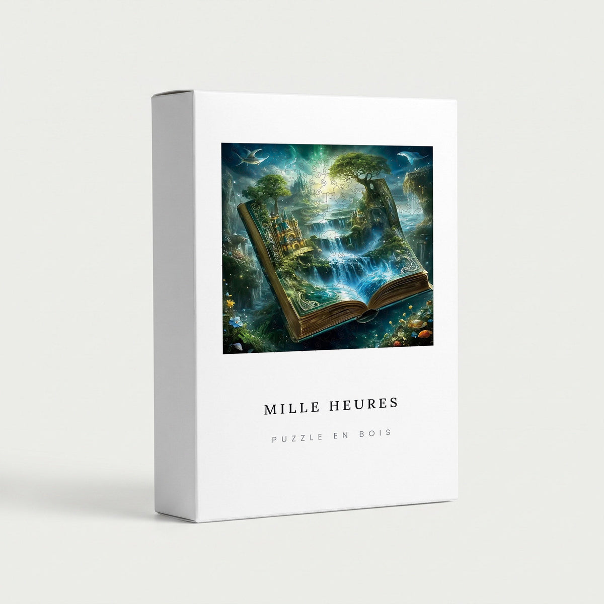 Coffret Mille Heures — Puzzle en Bois Forêt aux Livres Magiques
