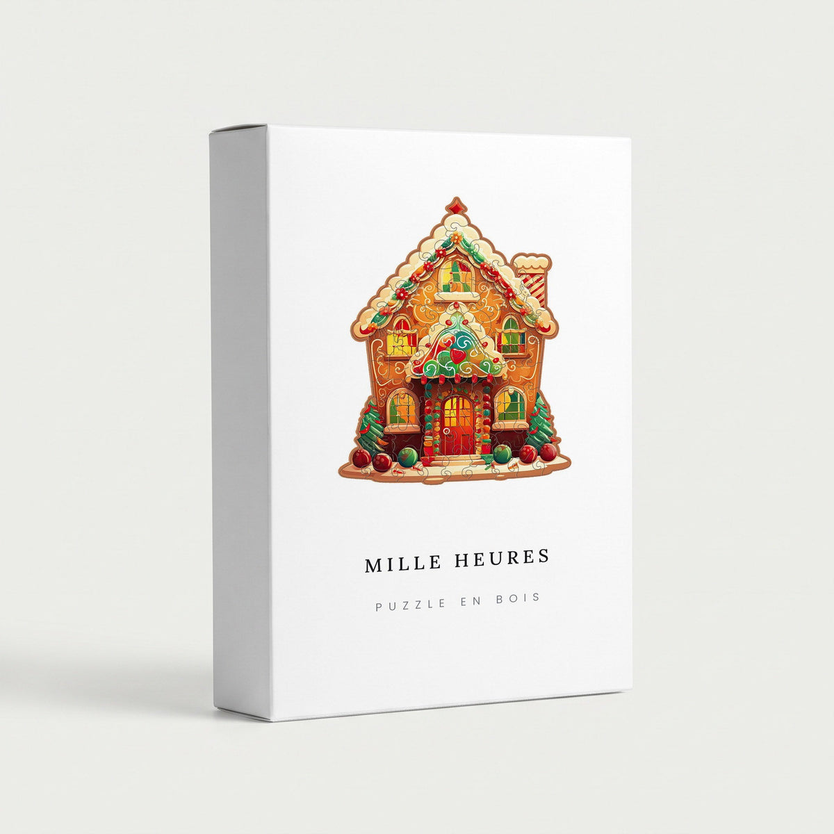 Coffret Mille Heures — Puzzle en Bois Maison de Noël