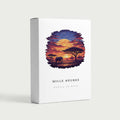 Coffret Mille Heures — Puzzle en Bois Éléphant au Couchant