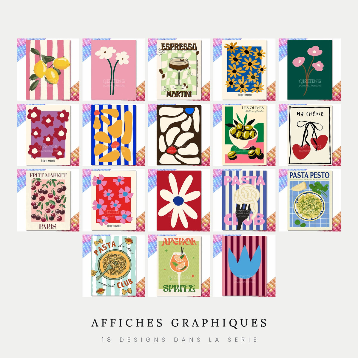 Les designs de la serie