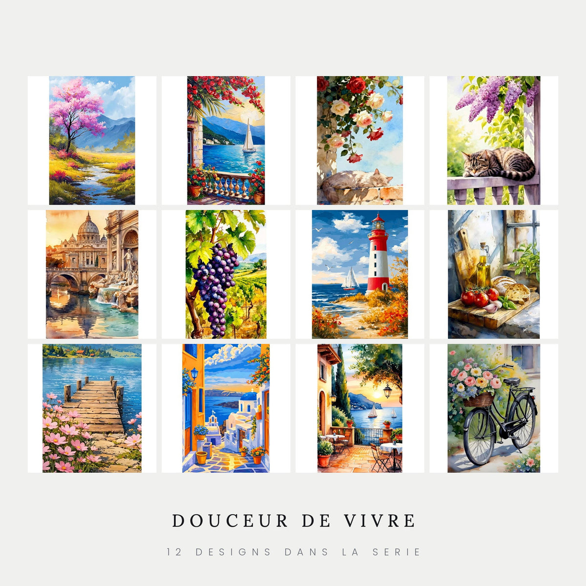 Les designs de la serie